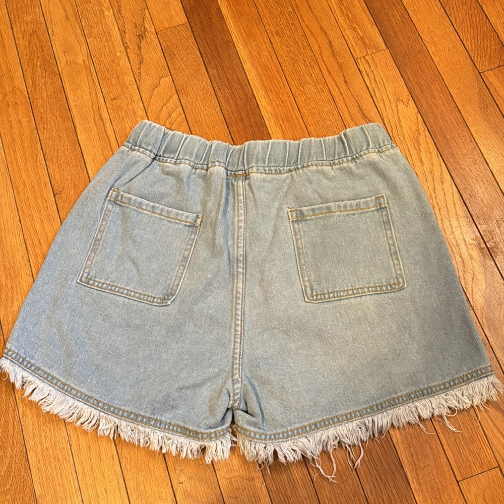 Drawstring Jeans Shorts - Picture 3 of 3